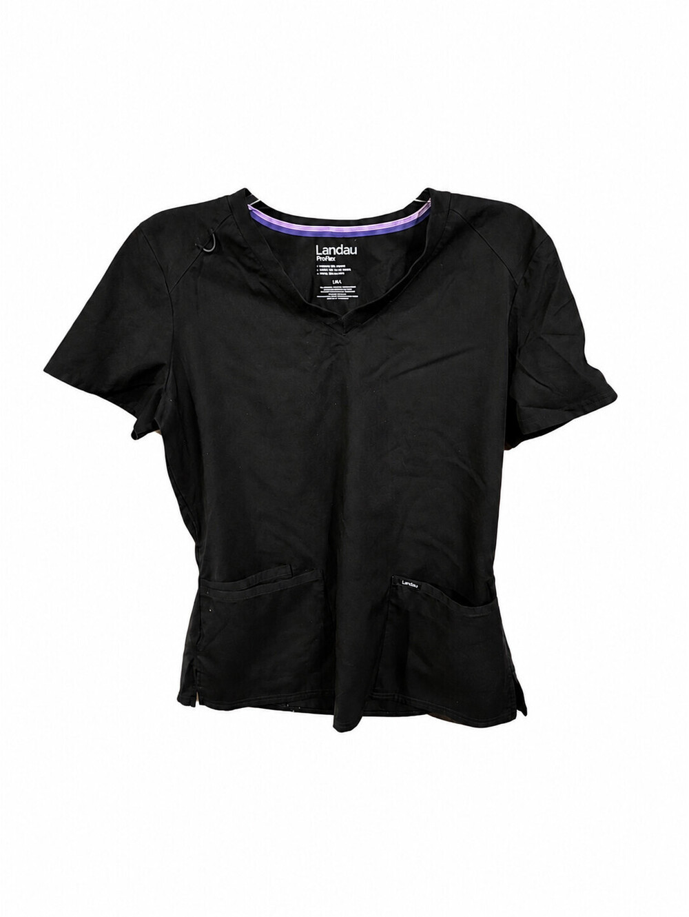 Black Scrubs Scrubstax Pants & Landau Top Size Small - Picture 2 of 3